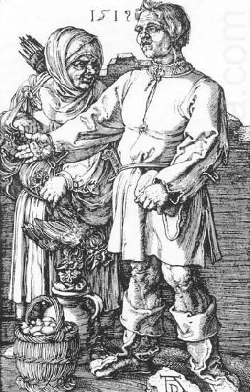 The Peasant and His Wife at the Market, Albrecht Durer